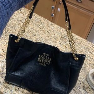 Tory Burch small Britten slouchy tote